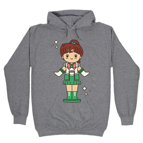 Sailor Jupiter Pocket Parody Hooded Sweatshirt