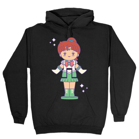 Sailor Jupiter Pocket Parody Hooded Sweatshirt