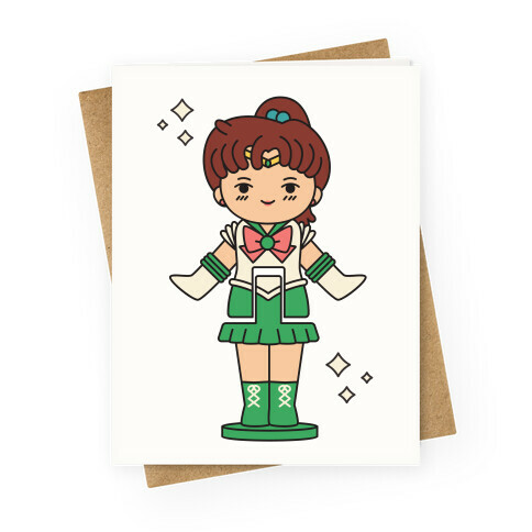 Sailor Jupiter Pocket Parody Greeting Card