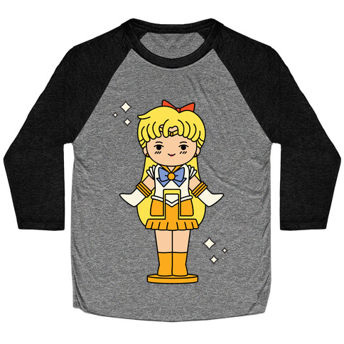 Sailor Venus Pocket Parody Baseball Tee