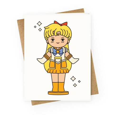 Sailor Venus Pocket Parody Greeting Card