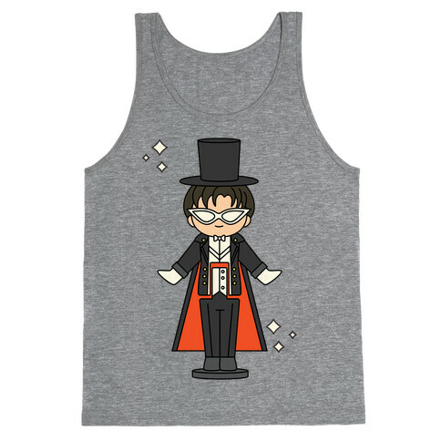 Tuxedo Mask Pocket Parody Tank Top