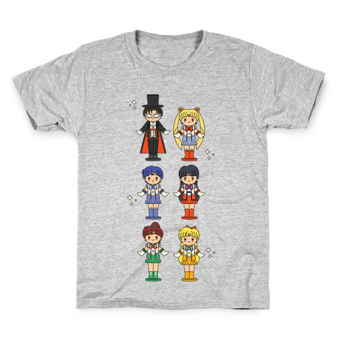 Sailor Moon Inner Senshi Pocket Parody Kids T-Shirt