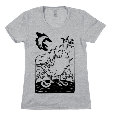 The Devil (Goose Parody) Womens T-Shirt