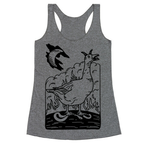 The Devil (Goose Parody) Racerback Tank Top