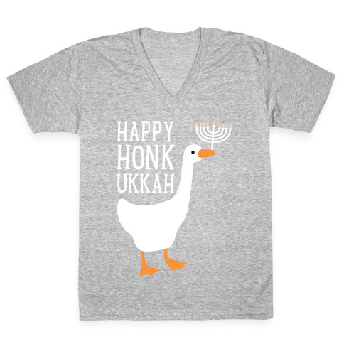 Happy Honkukkah V-Neck Tee Shirt