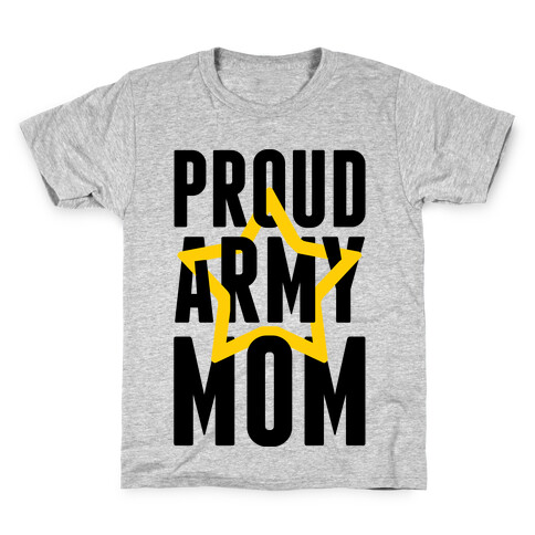 Proud Army Mom Kids T-Shirt