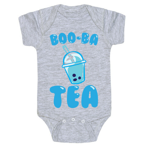 Boo-Ba Tea (Ghost Boba Tea Parody) Baby One-Piece