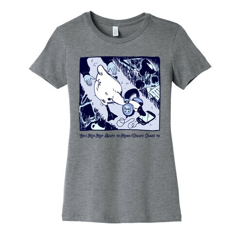 Lofi Hip Hop Goose  Womens T-Shirt