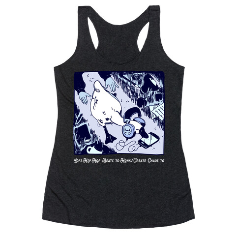 Lofi Hip Hop Goose  Racerback Tank Top