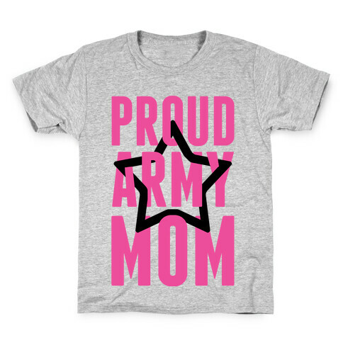 Proud Army Mom Kids T-Shirt