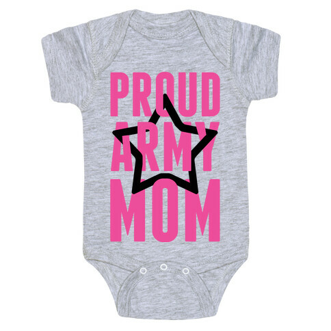 Proud Army Mom Baby One-Piece