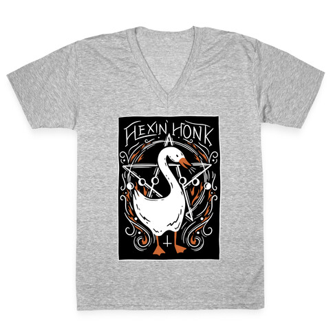 Hexin' Honk Goose V-Neck Tee Shirt