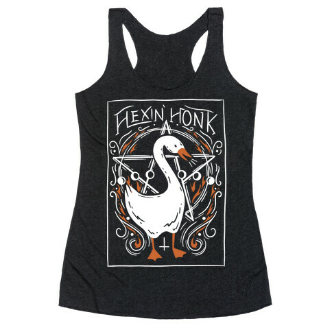 Hexin' Honk Goose Racerback Tank Top