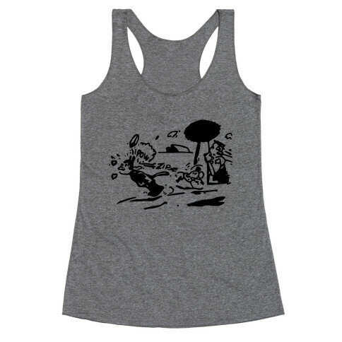 Krazy Kat Jules (Pair Shirt) Racerback Tank Top