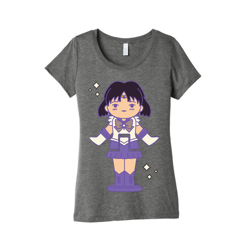 Sailor Saturn Pocket Parody Womens T-Shirt
