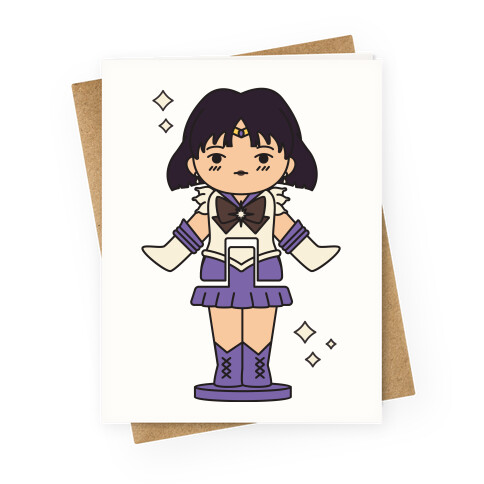 Sailor Saturn Pocket Parody Greeting Card