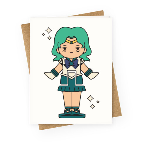 Sailor Neptune Pocket Parody Greeting Card