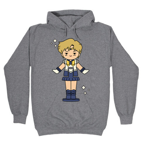 Sailor Uranus Pocket Parody Hooded Sweatshirt