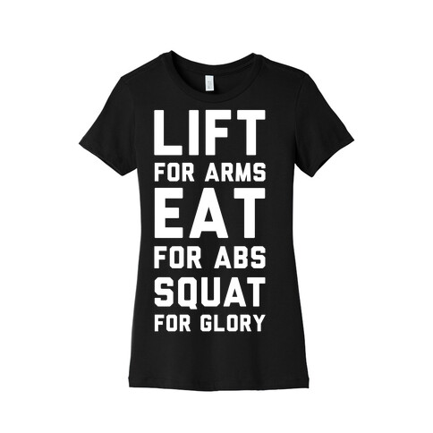 LIFT. EAT. SQUAT. Womens T-Shirt