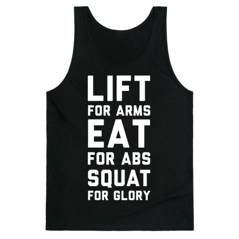 LIFT. EAT. SQUAT. Tank Top