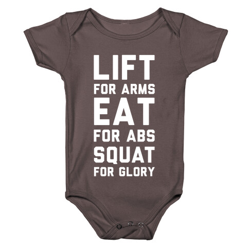 LIFT. EAT. SQUAT. Baby One-Piece