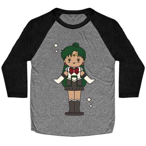 Sailor Pluto Pocket Parody Baseball Tee