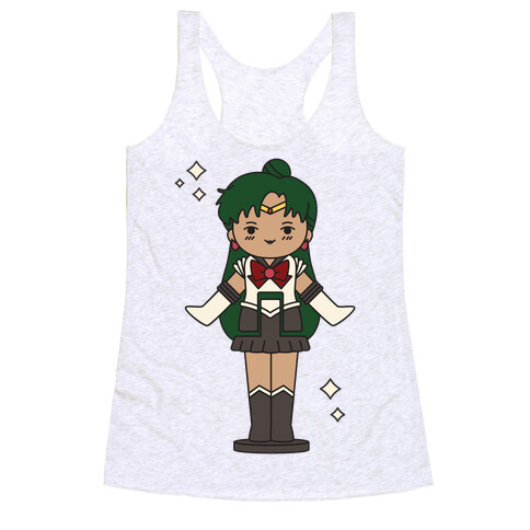 Sailor Pluto Pocket Parody Racerback Tank Top