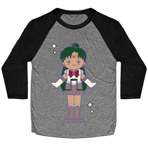 Sailor Pluto Pocket Parody Baseball Tee