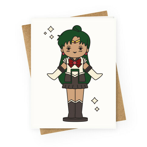 Sailor Pluto Pocket Parody Greeting Card