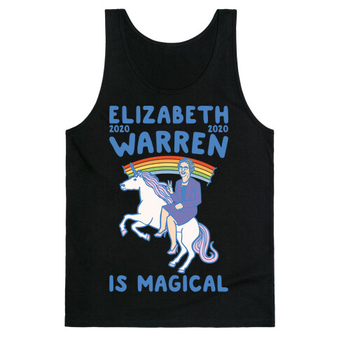 Elizabeth Warren Is Magical 2020 White Print Tank Top