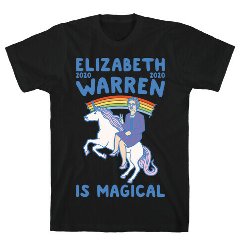 Elizabeth Warren Is Magical 2020 White Print T-Shirt