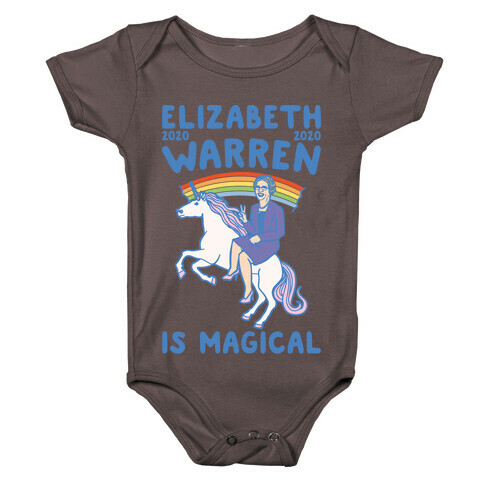 Elizabeth Warren Is Magical 2020 White Print Baby One-Piece