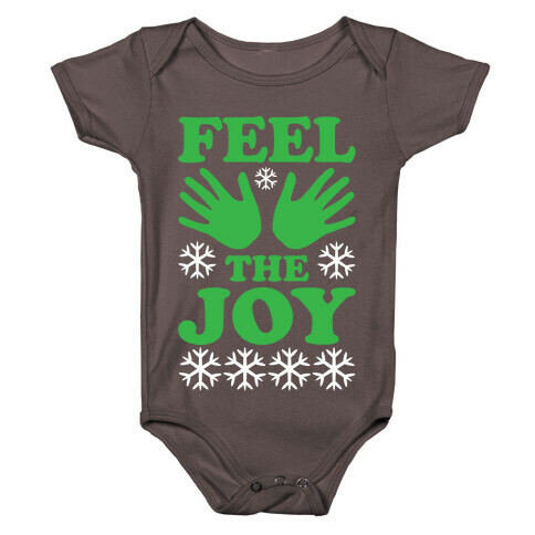 Feel The Joy Ugly Christmas Baby One-Piece