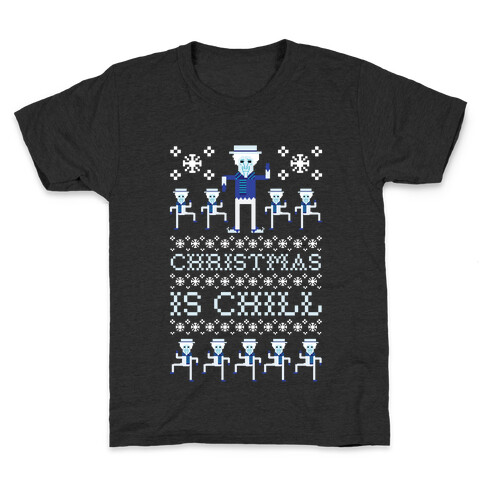 Christmas Is Chill Snow Miser Kids T-Shirt