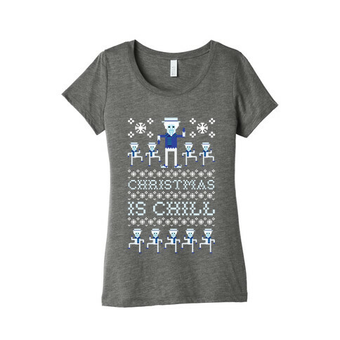 Christmas Is Chill Snow Miser Womens T-Shirt