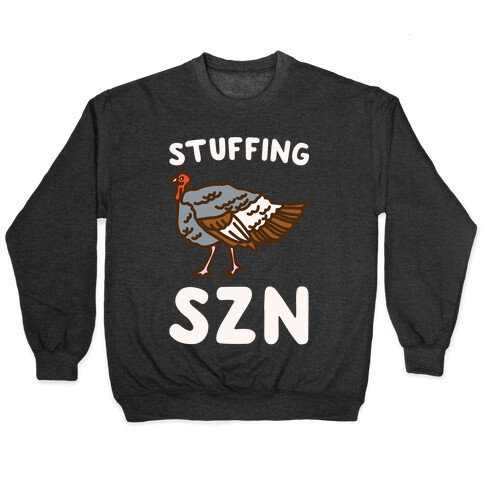 Stuffing Szn White Print Pullover