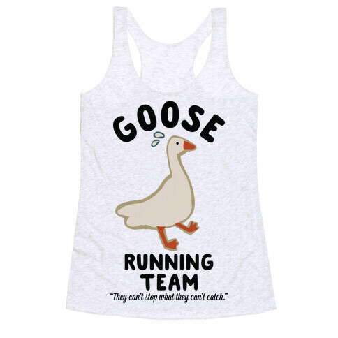 Goose Running Team Racerback Tank Top