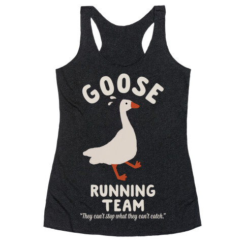 Goose Running Team Racerback Tank Top