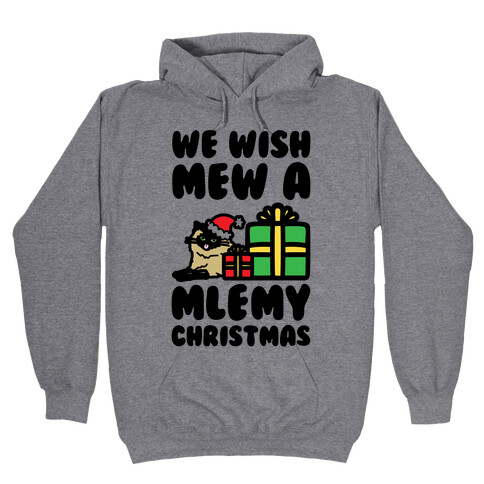 We Wish Mew A Mlemy Christmas Hooded Sweatshirt