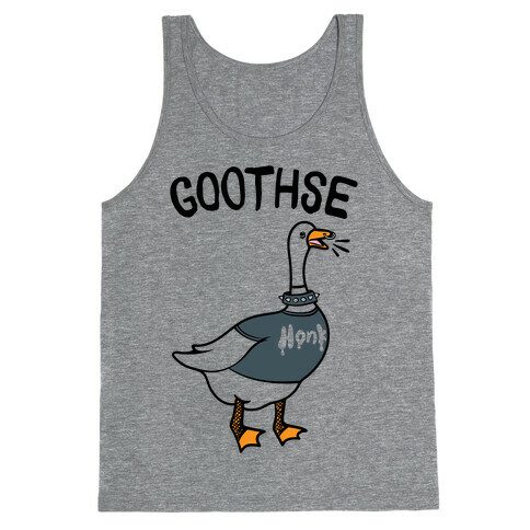 Goothse (Goth Goose Parody) Tank Top