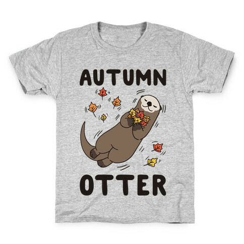 Autumn Otter Kids T-Shirt