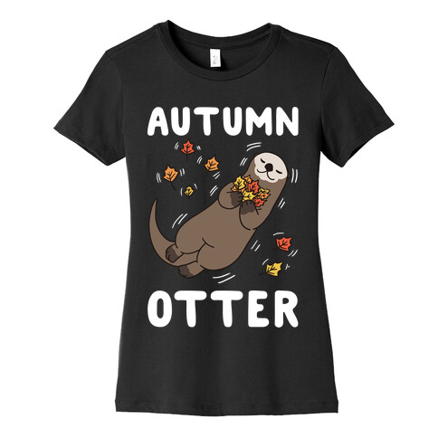 Autumn Otter Womens T-Shirt