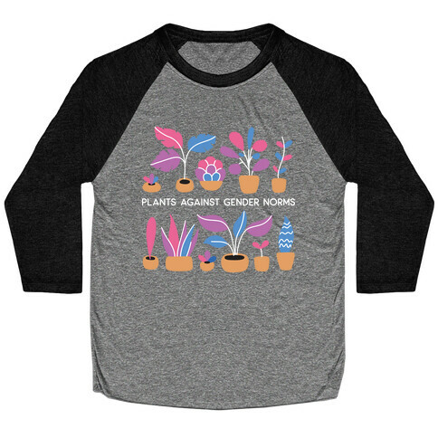 Plants Against Gender Norms Baseball Tee