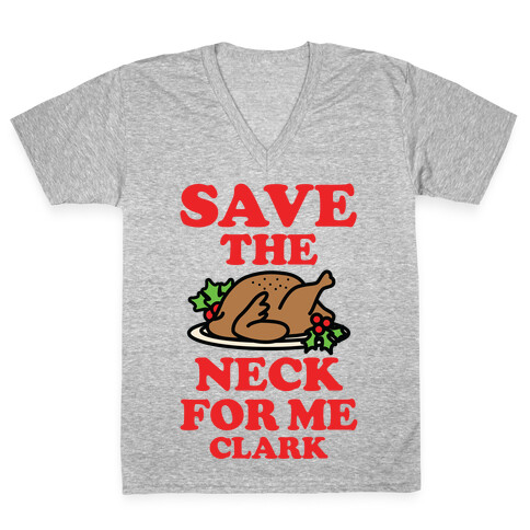 Save the Neck For Me Clark V-Neck Tee Shirt