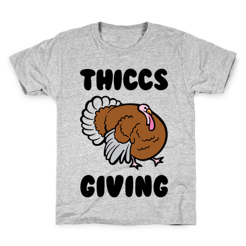 Thiccs-Giving Parody Kids T-Shirt