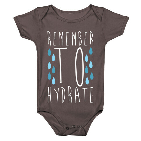 Remember to Hydrate Baby One-Piece