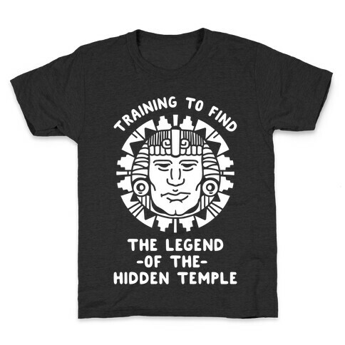Training to Find the Legend of the Hidden Temple Kids T-Shirt