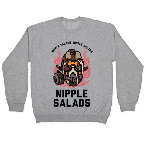 Nipple Salads Krieg Parody Pullover