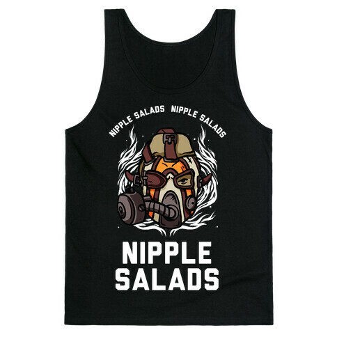 Nipple Salads Krieg Parody Tank Top